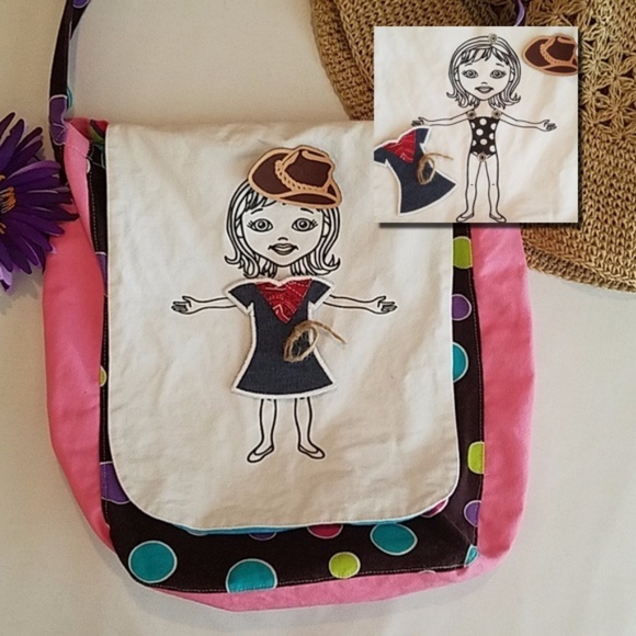 Handbags - Cowboy/Polka-dot Bikini BOHO Crossbody Bag